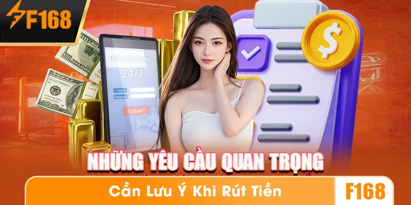 Các quy định về việc rút tiền tại F168